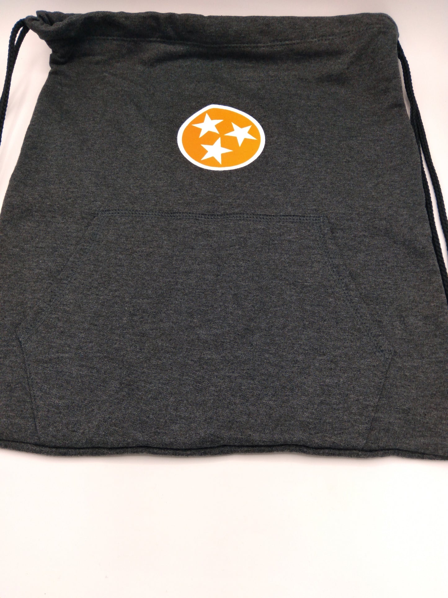 Tri-Star Sweatshirt Backpack in Grey