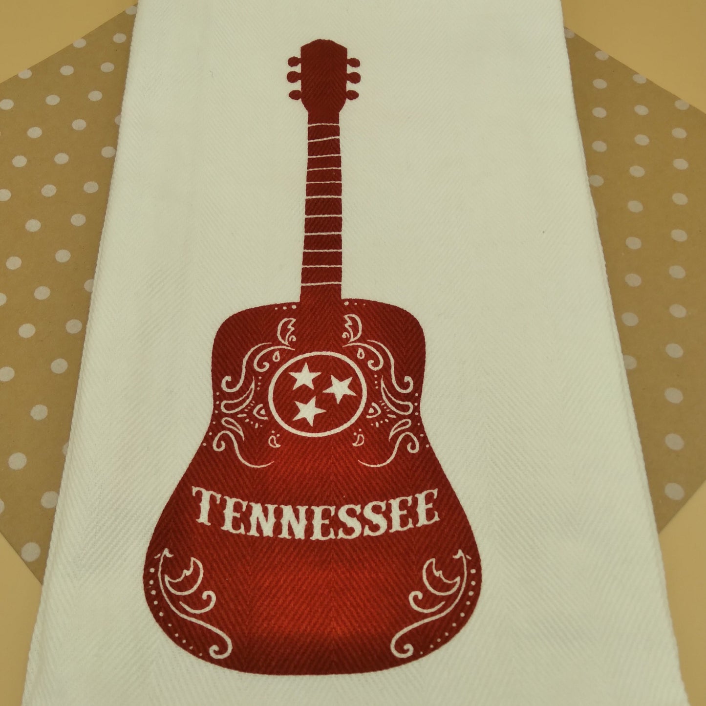 Tennessee Guitar Tea Towel