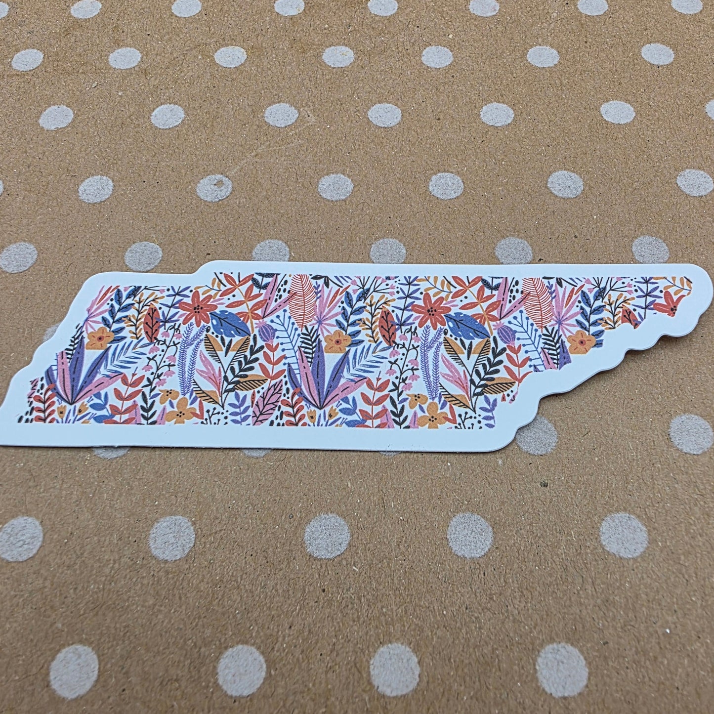 Floral Tennessee Sticker