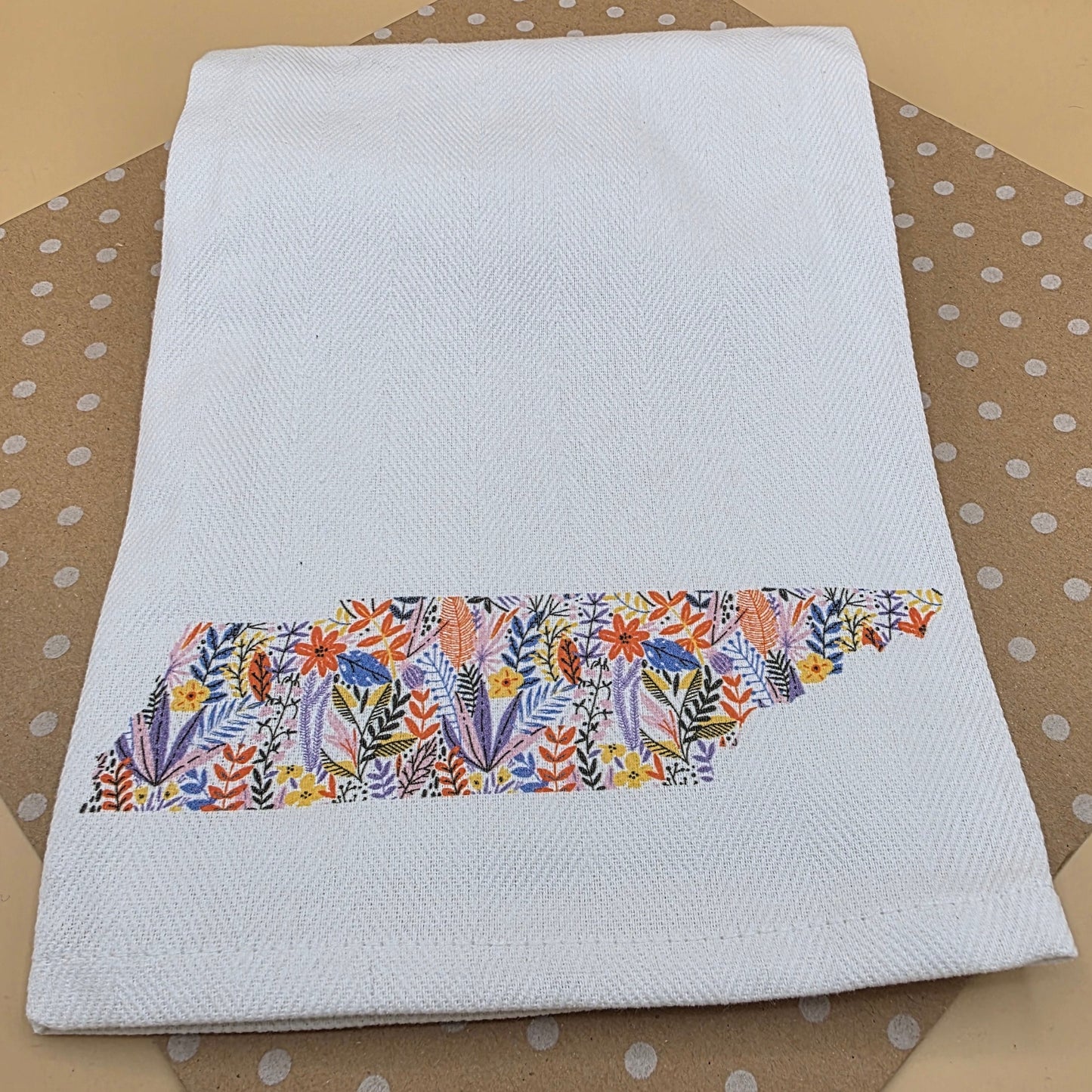 Floral Tennessee Tea Towel