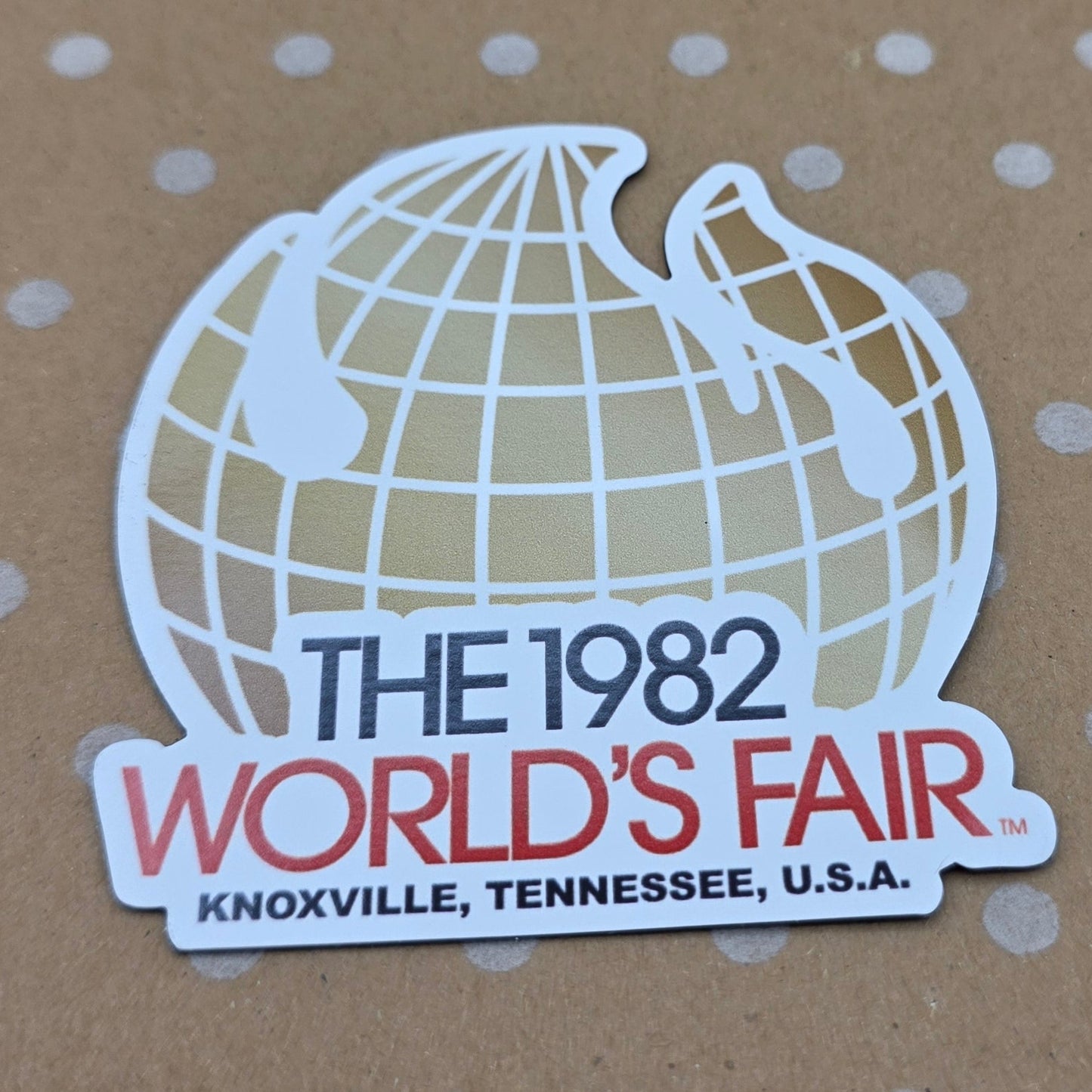 World's Fair 1982 Flame Magnet