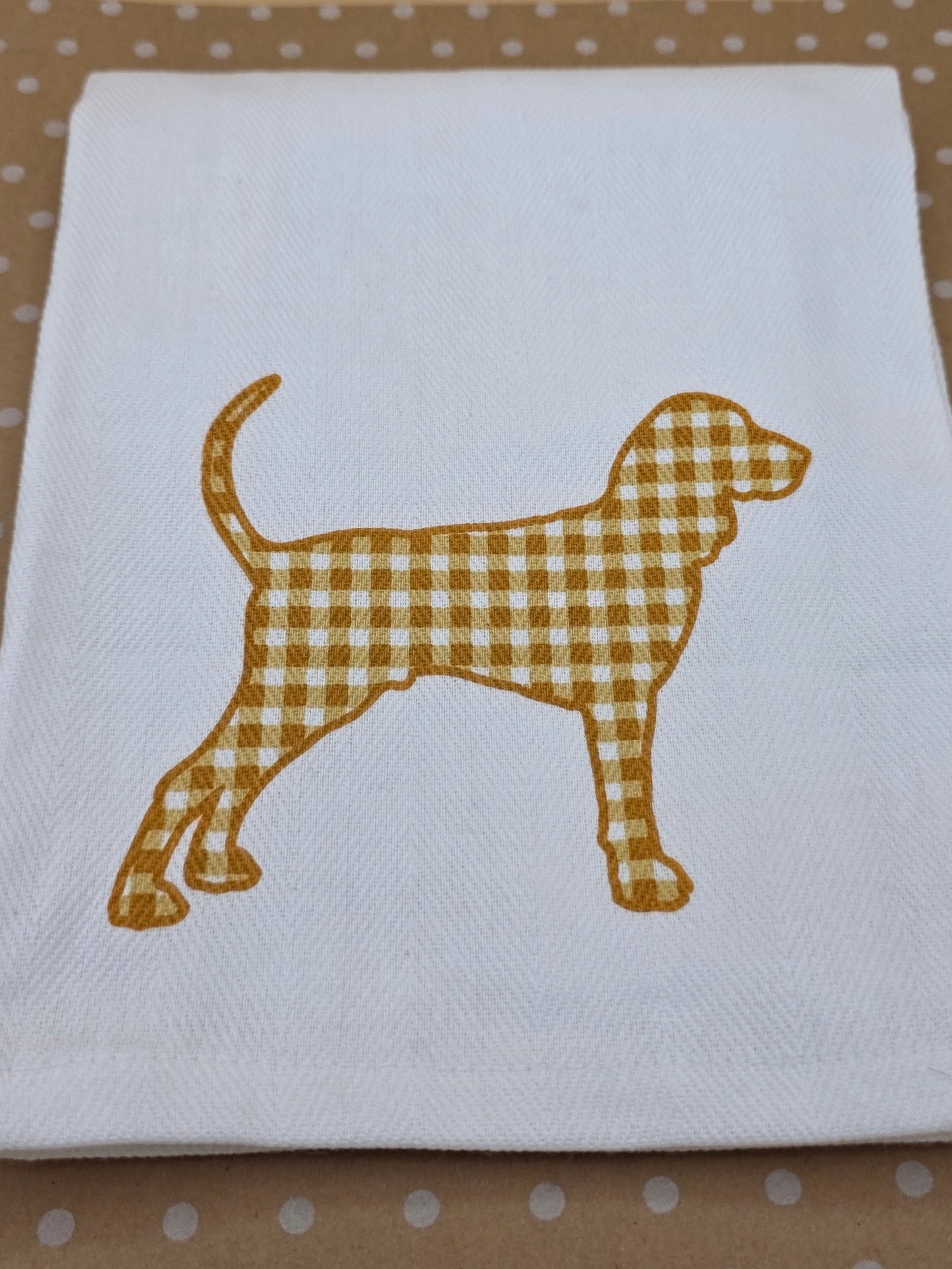 Gingham Bluetick Tea Towel
