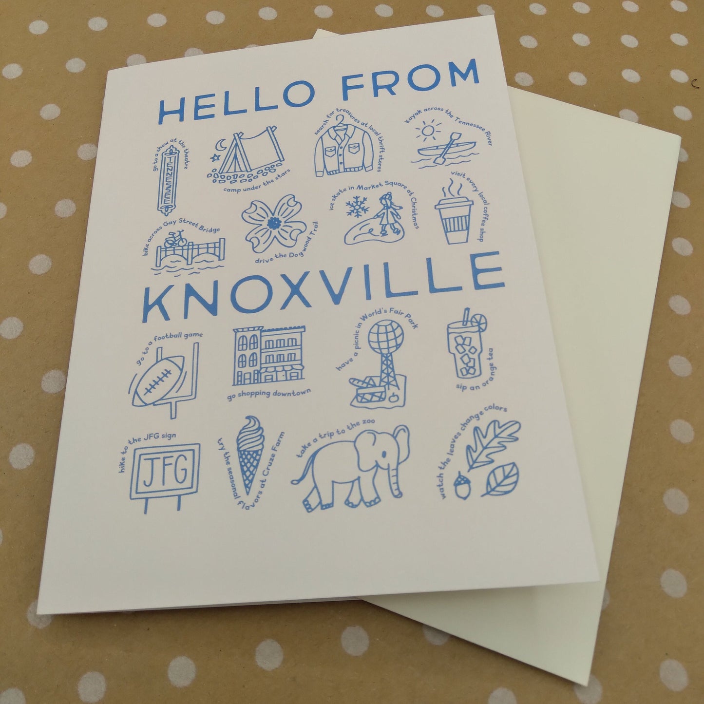 Knoxville Icons Greeting Card