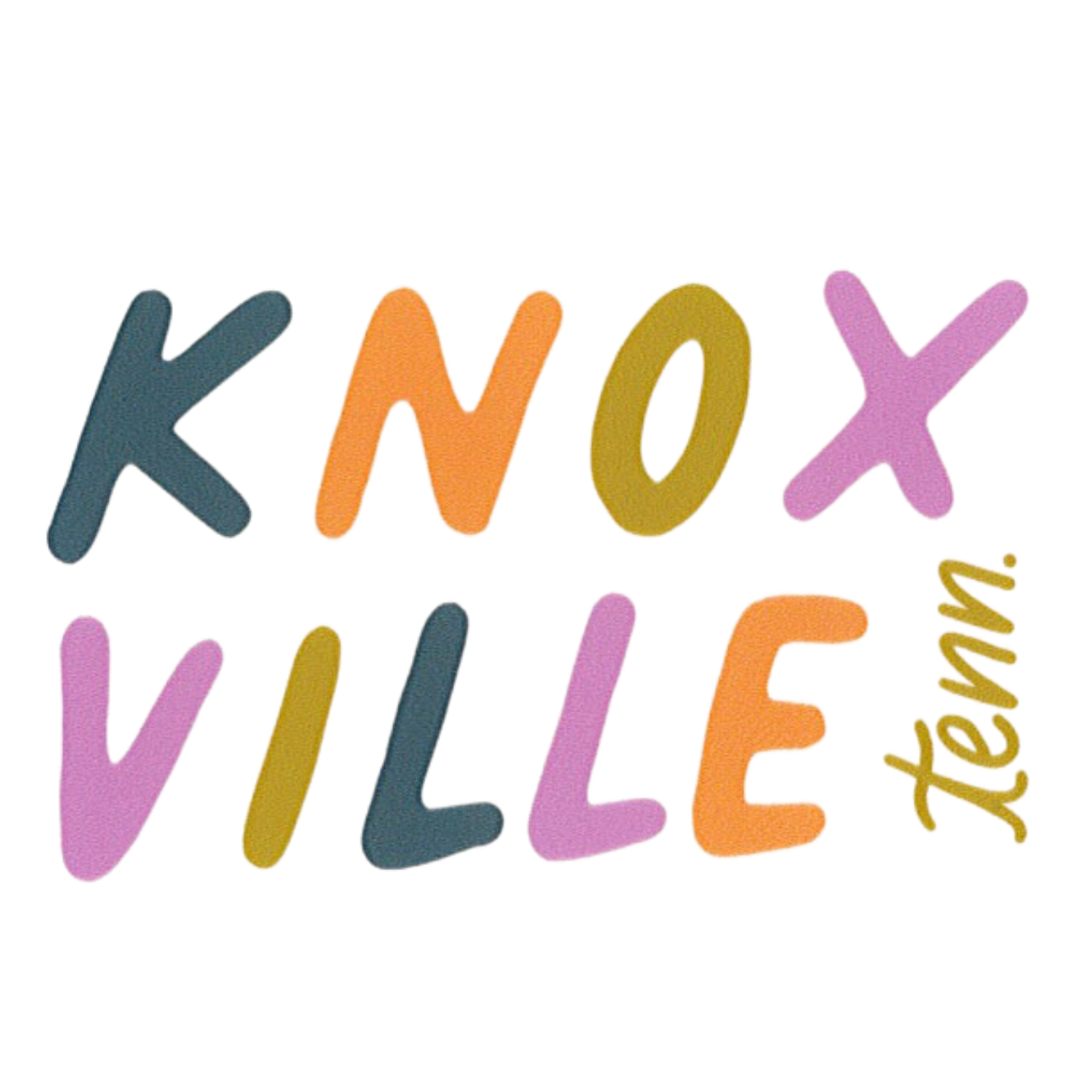 Knoxville Tenn Sticker by Paris Woodhull
