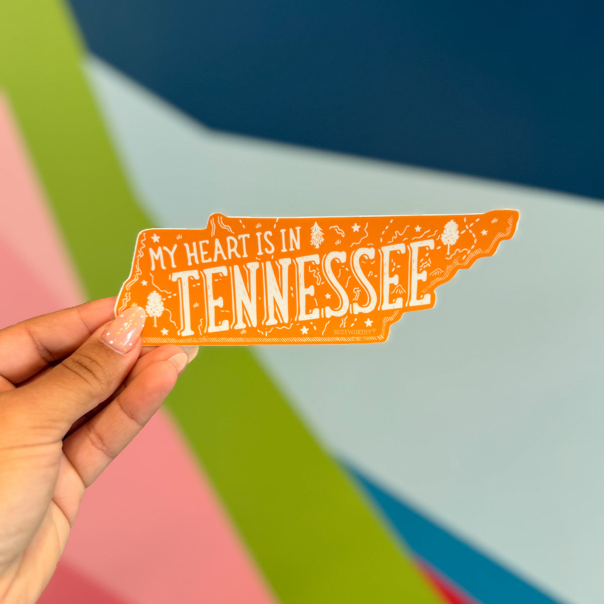 My Heart is in Tennessee Sticker