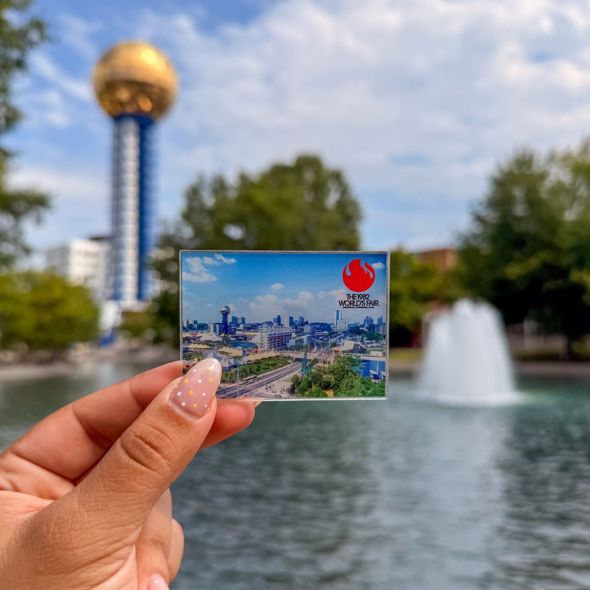 Vintage World's Fair Magnet