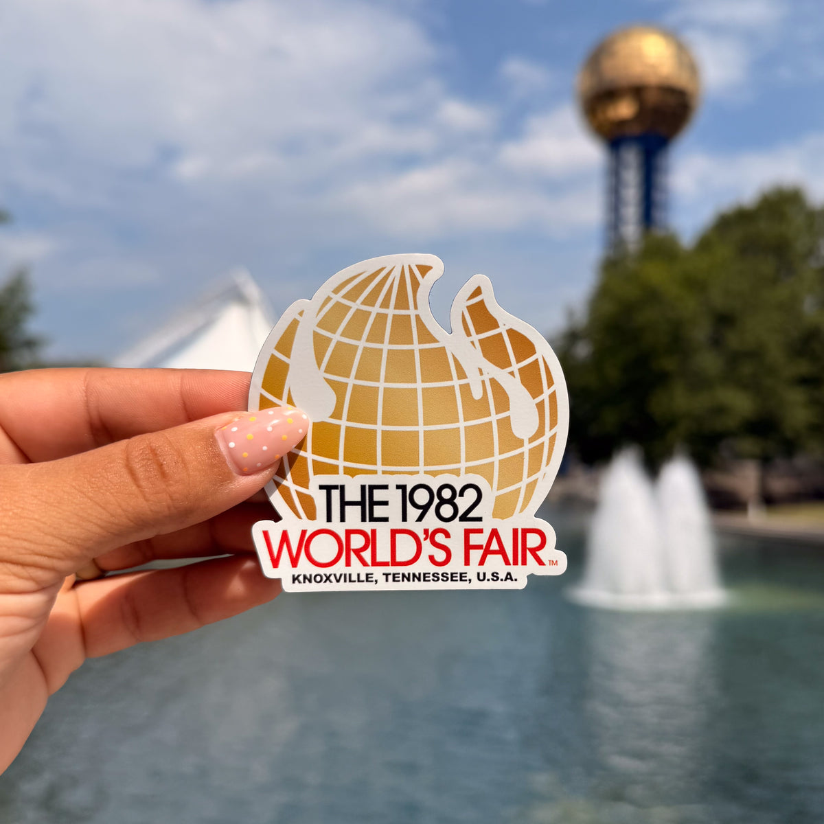 1982 World's Fair Flame Magnet
