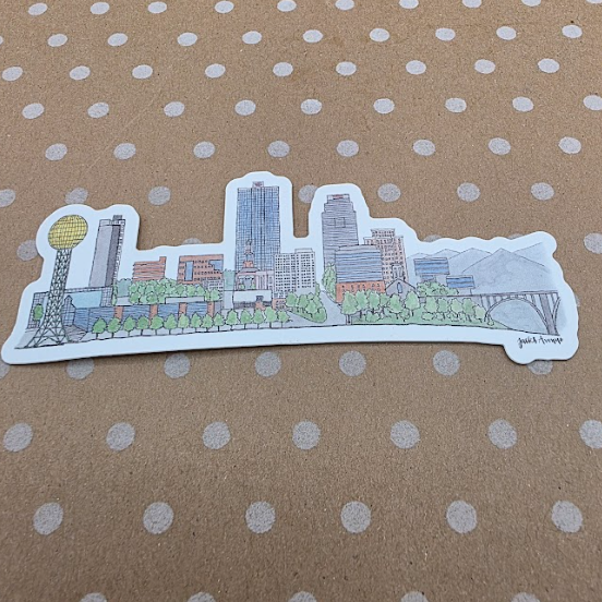 Jack's Avenue Skyline Sticker