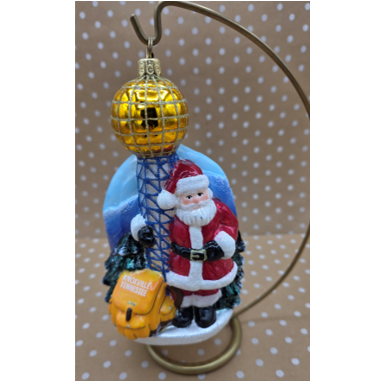 Santa White Sunsphere Ornament – Visit Knoxville