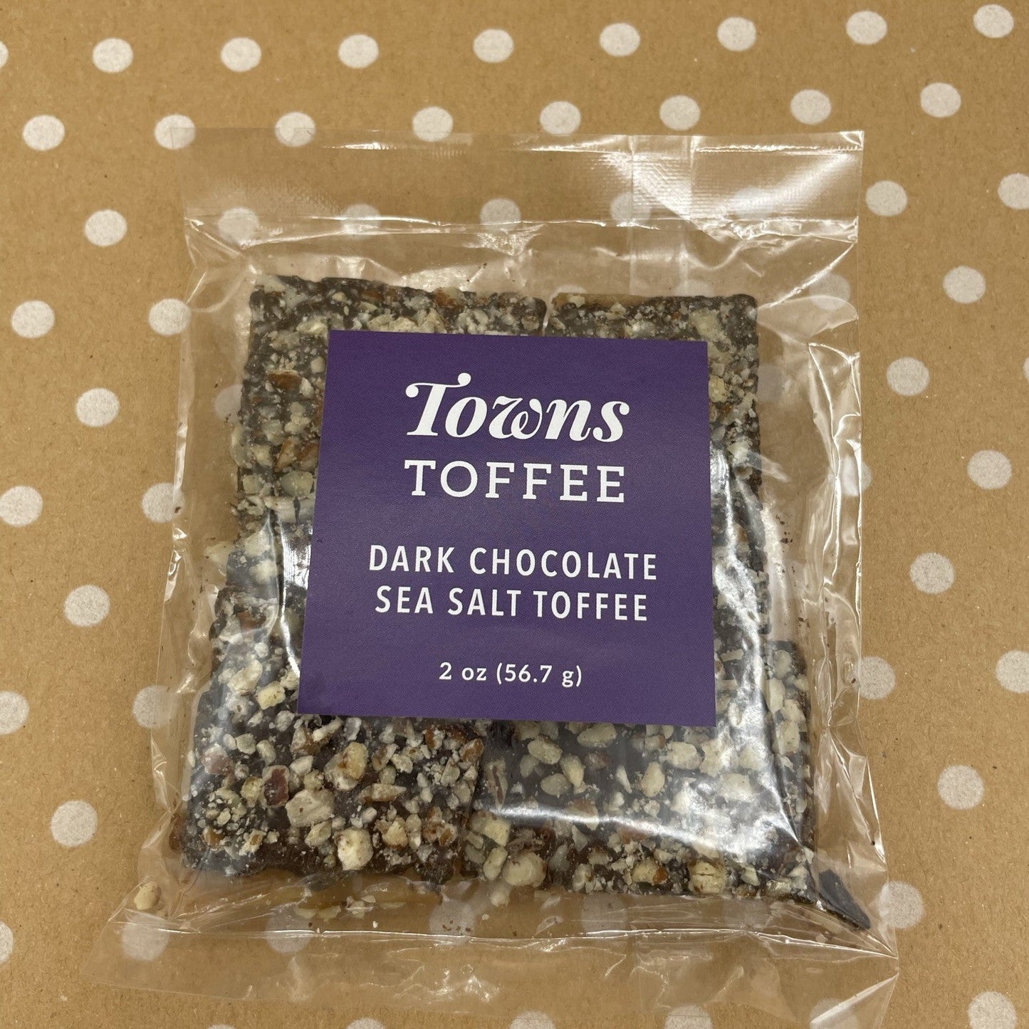 Towns Toffee- Dark Chocolate Sea Salt