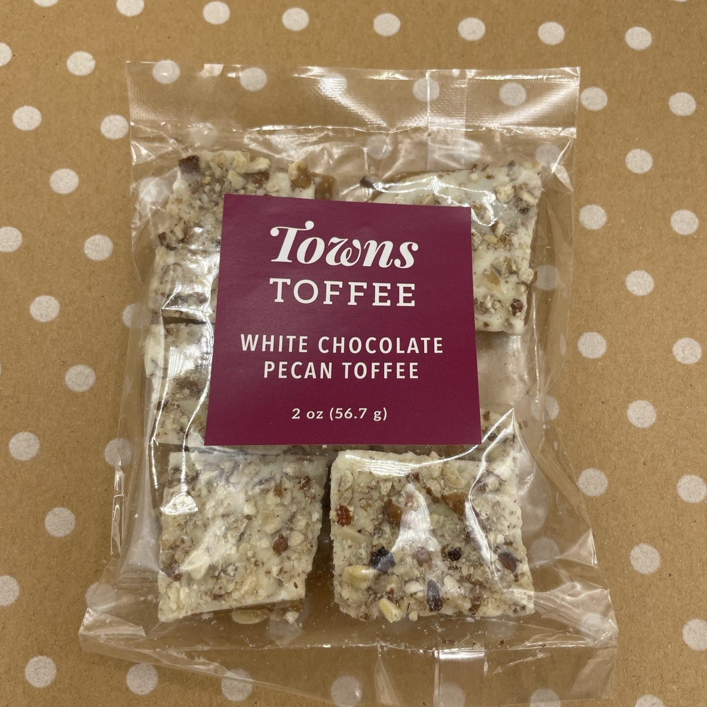 Towns Toffee- White Chocolate