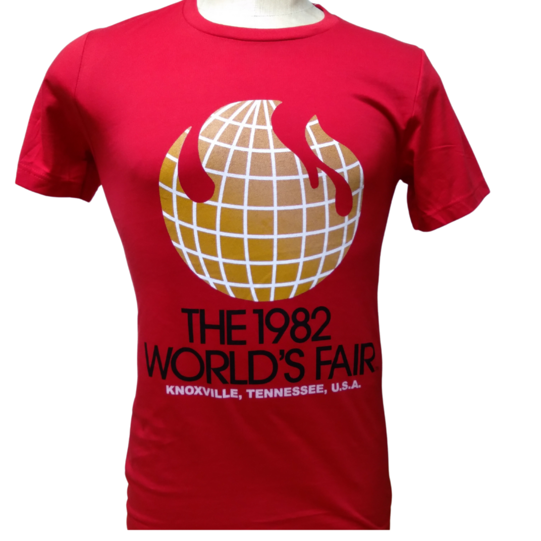 1982 World's Fair Flame T-Shirt Red