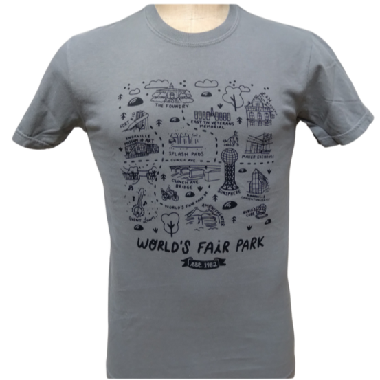 World's Fair Park Map T-Shirt