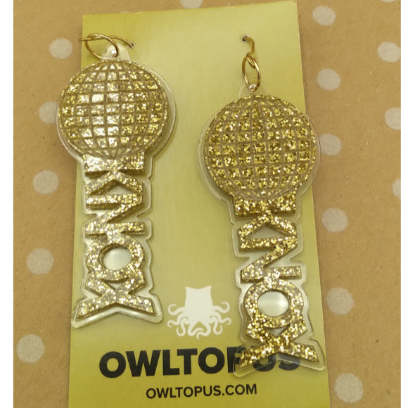 Sunsphere Glitter Earrings