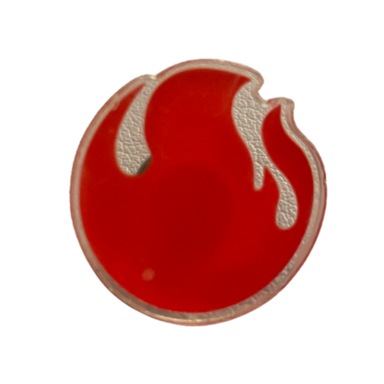 Flame Lapel Pin