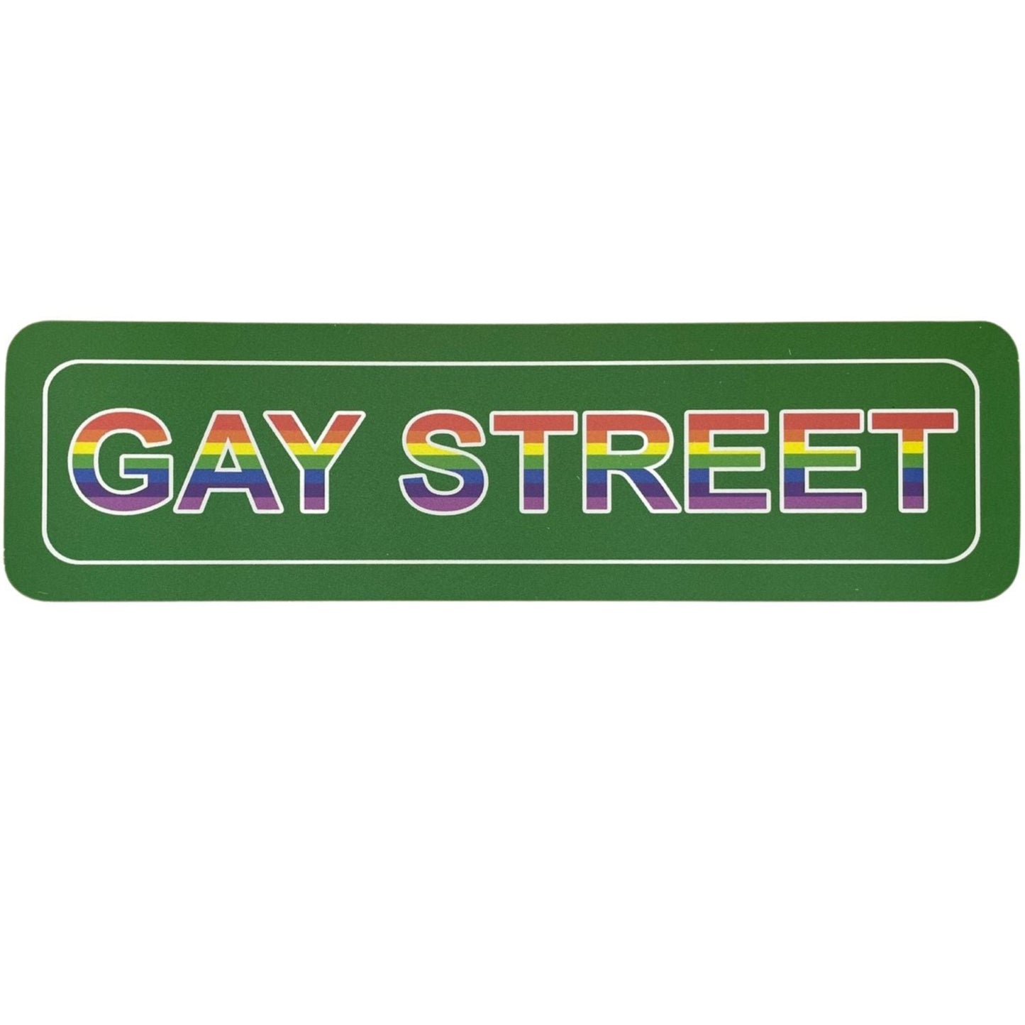 Pride Gay Street Sign