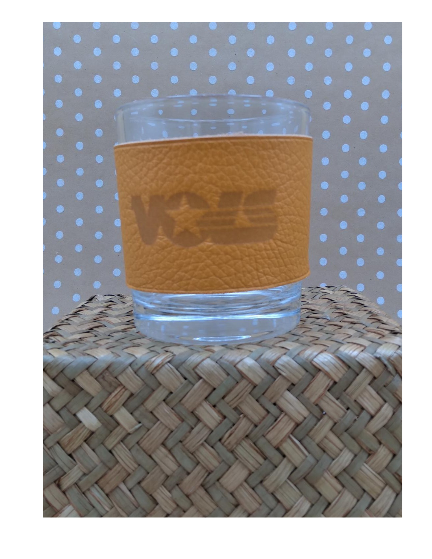 Honeymouth Leather Rocks Glass