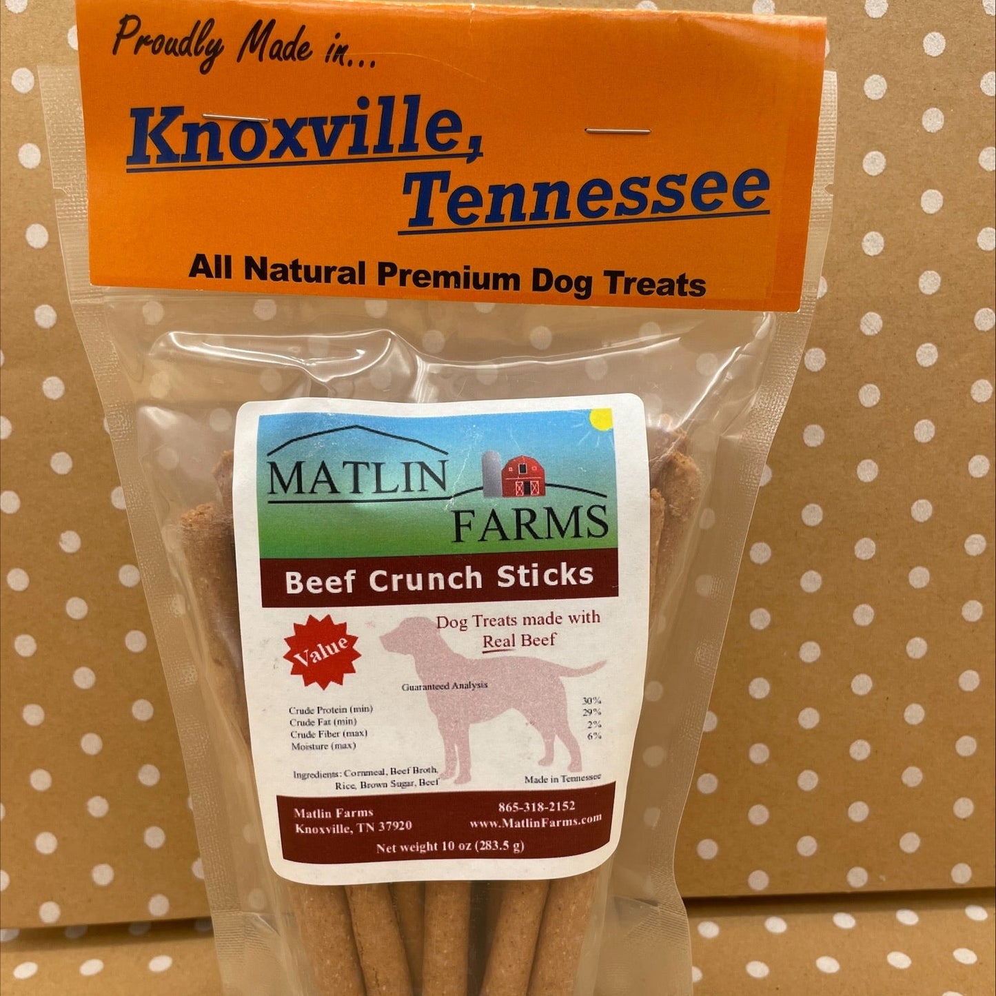 Matlin Farms Dog Treats- Crunch Sticks