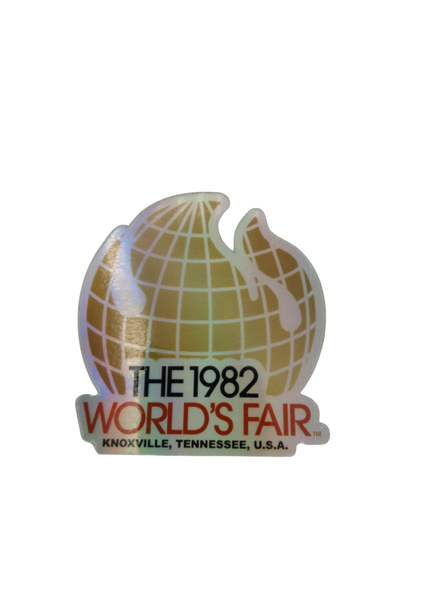 World's Fair 1982 Flame Sticker