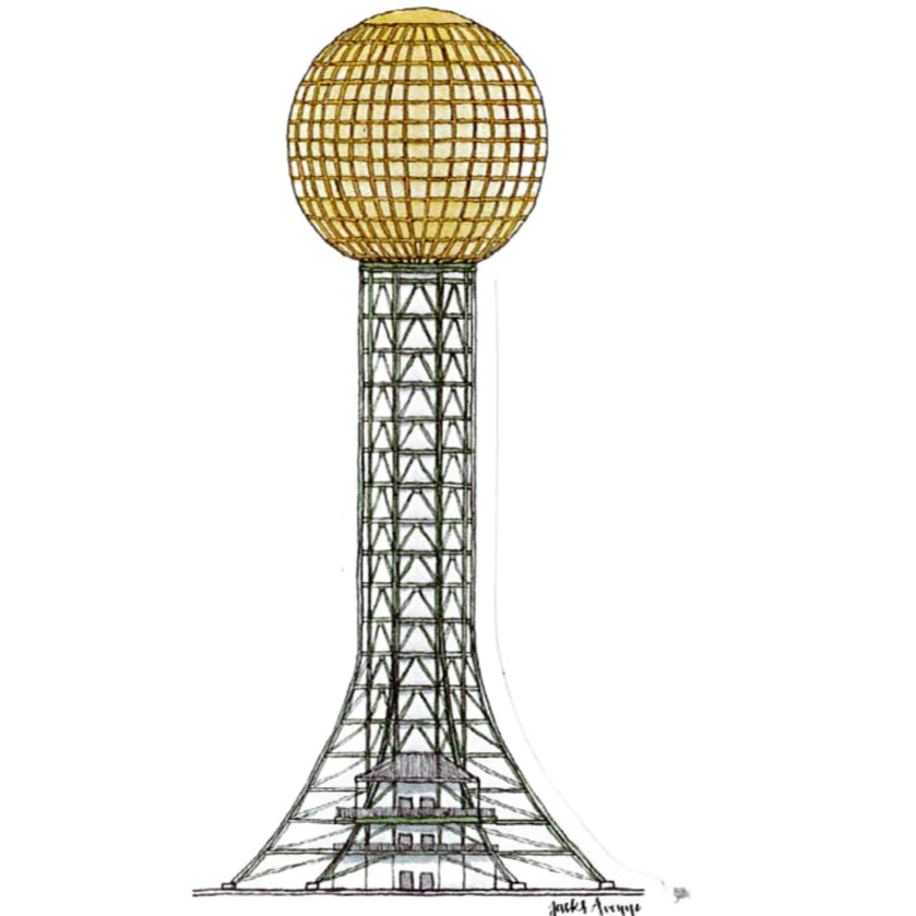 Jack's Avenue Sunsphere Magnet