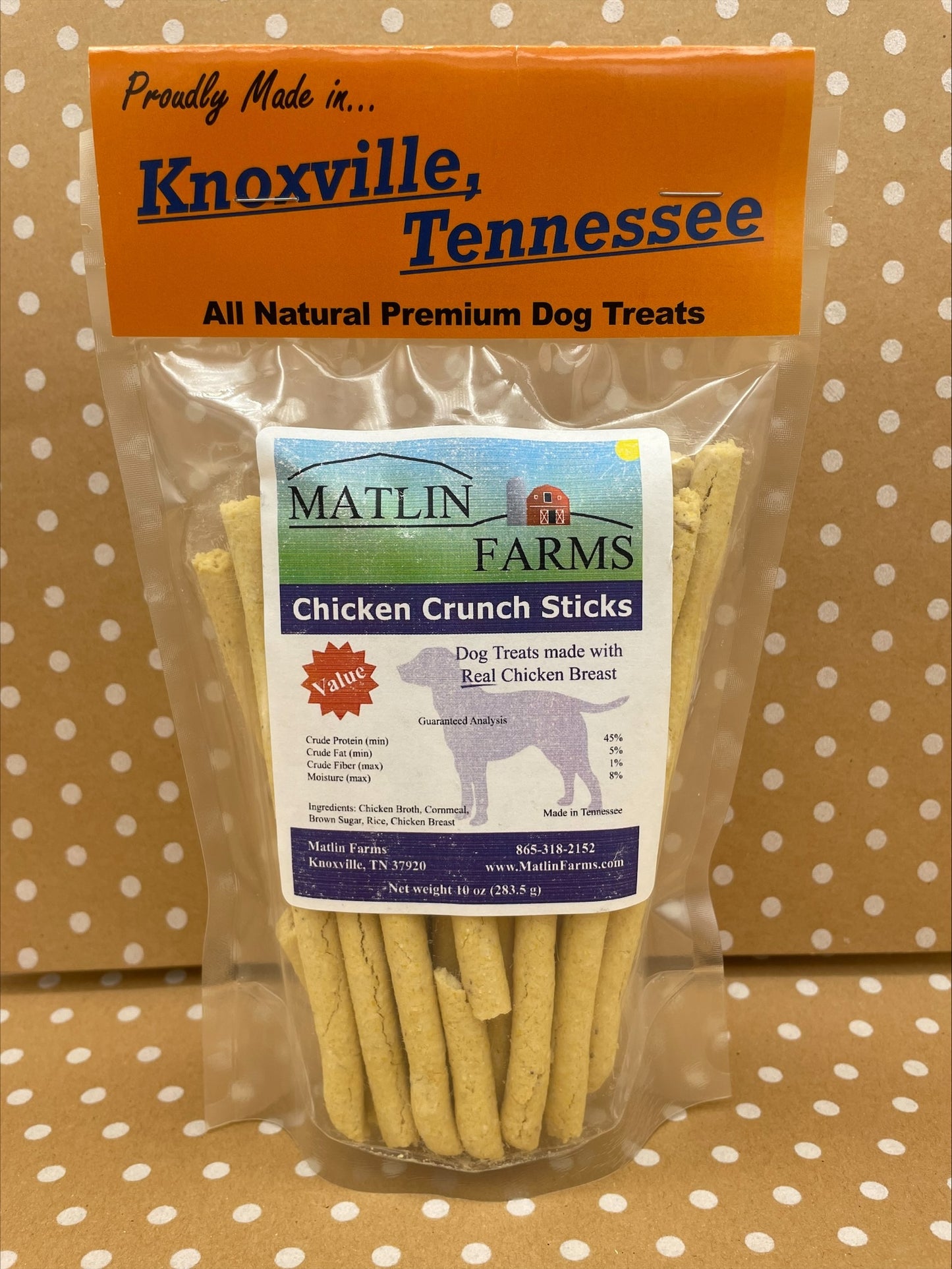 Matlin Farms Dog Treats- Crunch Sticks