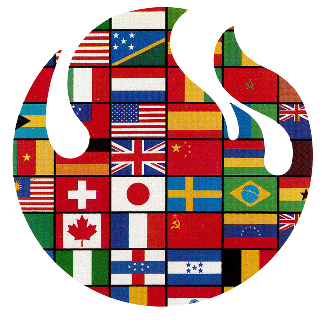 International Flame Sticker