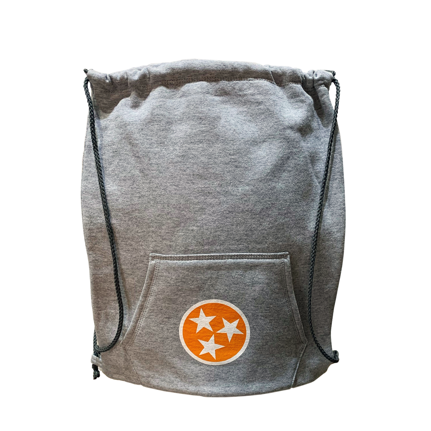 Tri-Star Sweatshirt Backpack in Grey