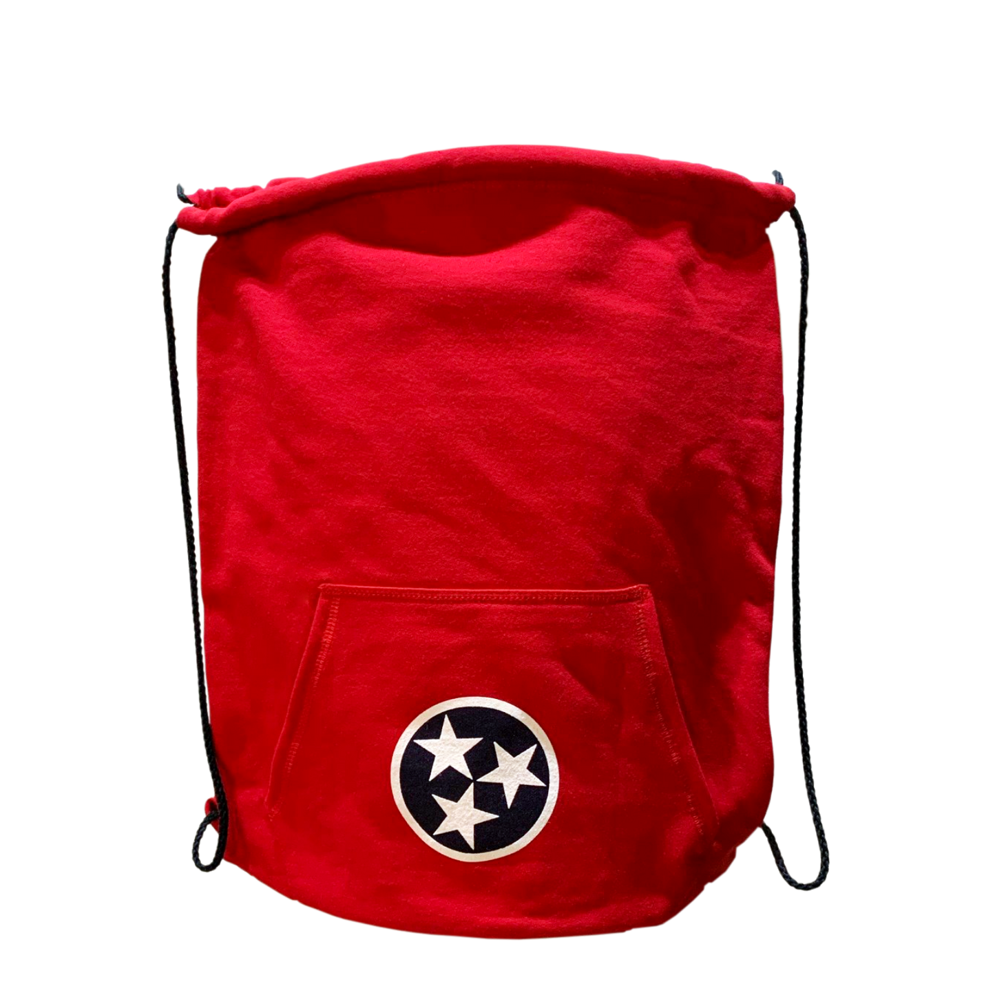 Tri-Star Sweatshirt backpack in Red