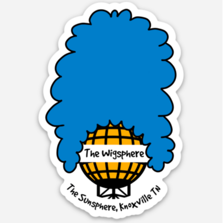 Wigsphere Sticker