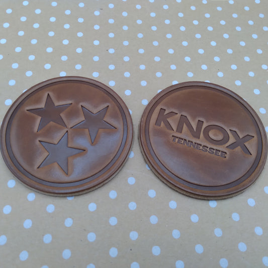 Sugarhouse Leather Coasters