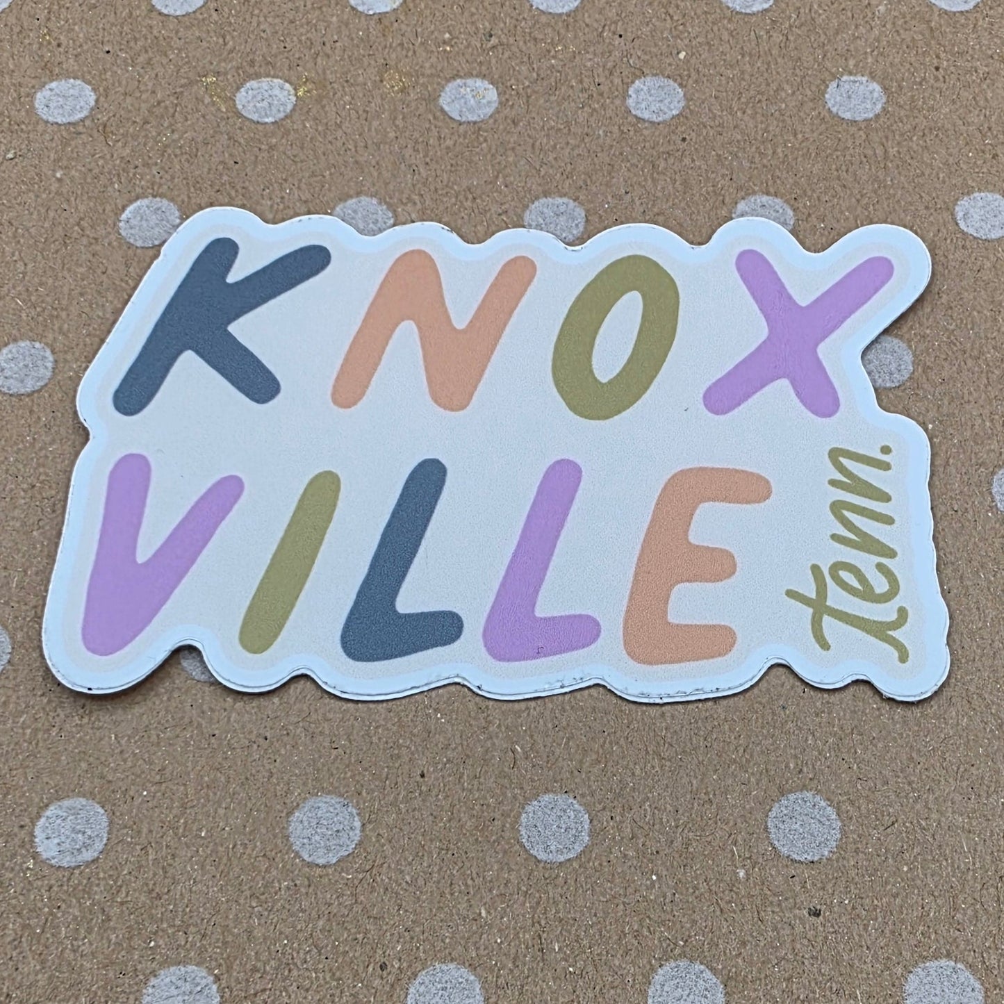 Knoxville Tenn Sticker by Paris Woodhull
