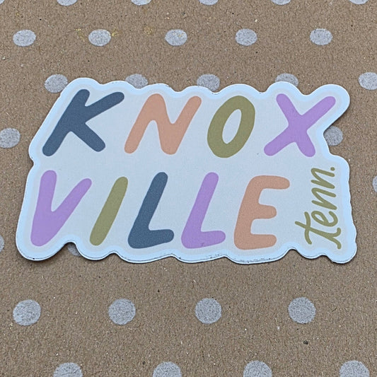 Knoxville Tenn Sticker by Paris Woodhull