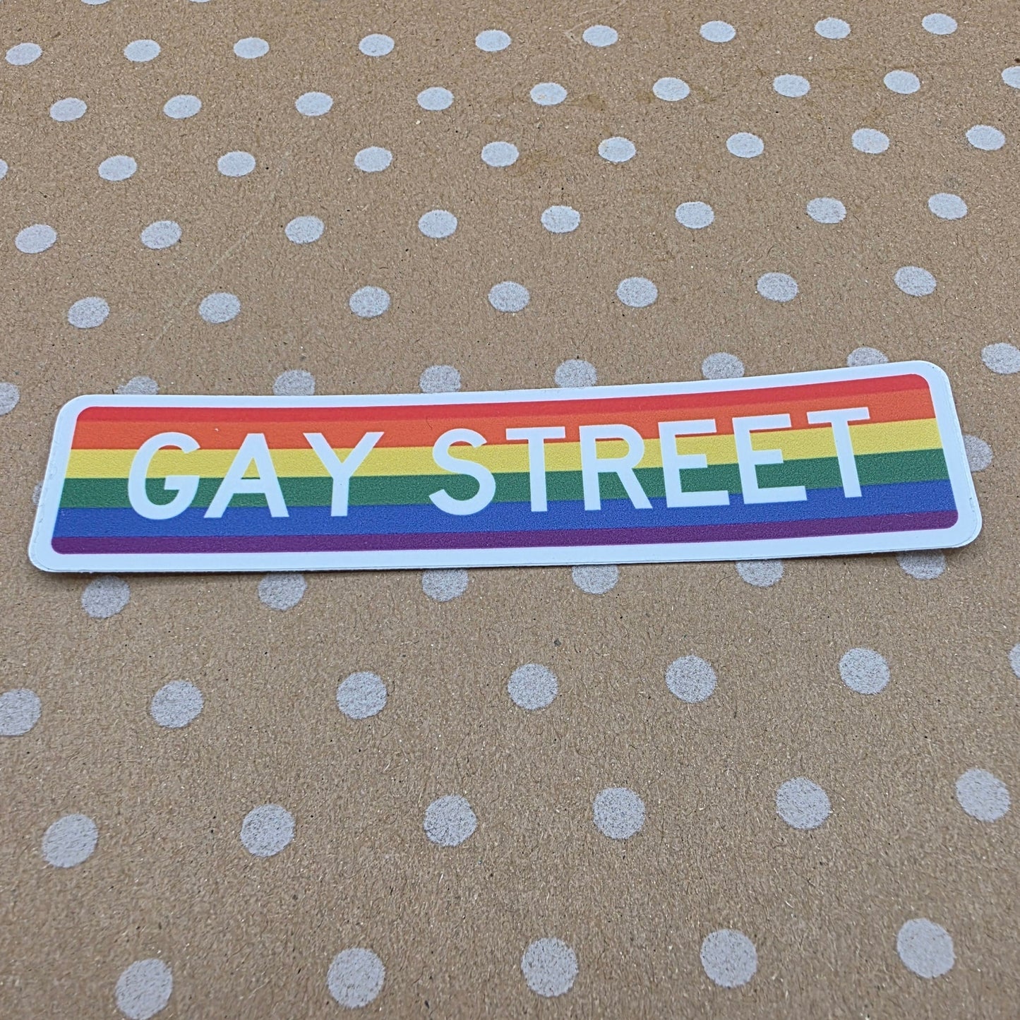 Pride Gay Street Sticker