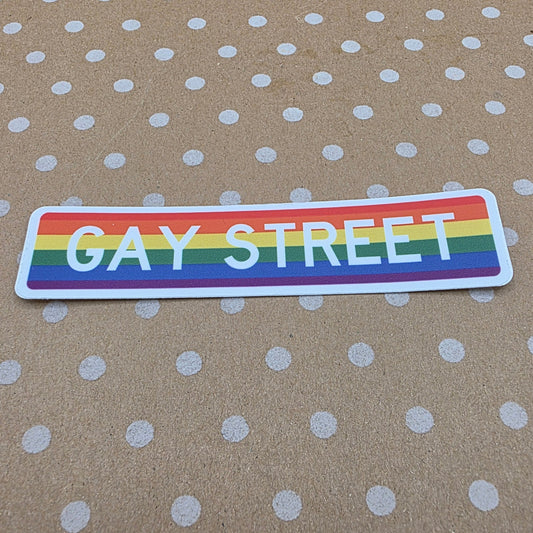 Pride Gay Street Sticker