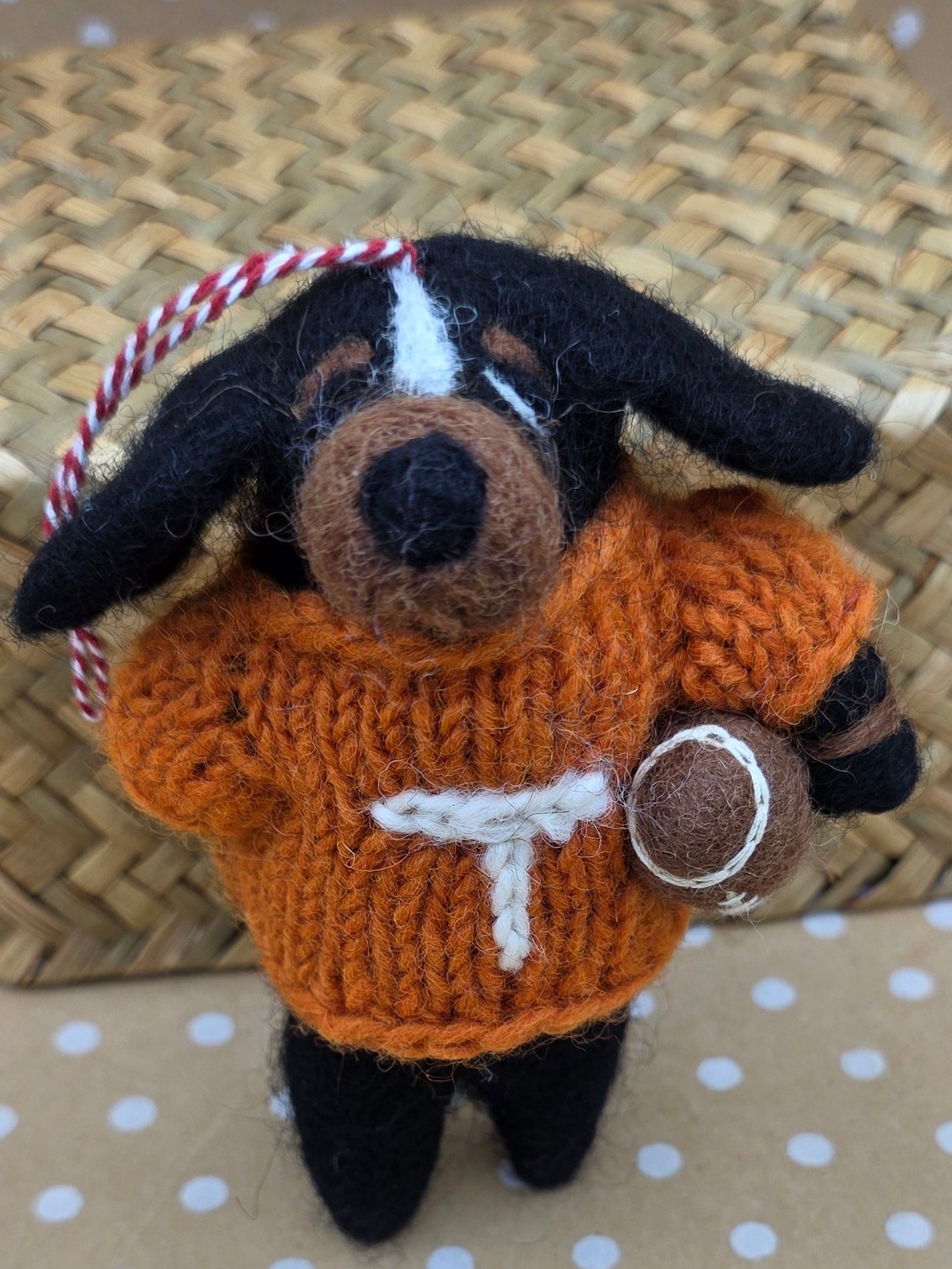 Smokey Dog Ornament