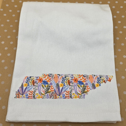 Floral Tennessee Tea Towel