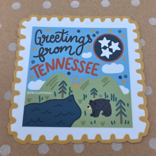 Greetings from TN Stamp Magnet