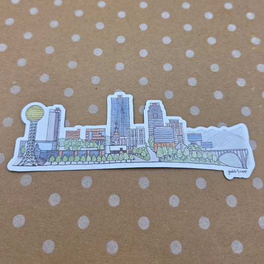 Jack's Avenue Skyline Magnet