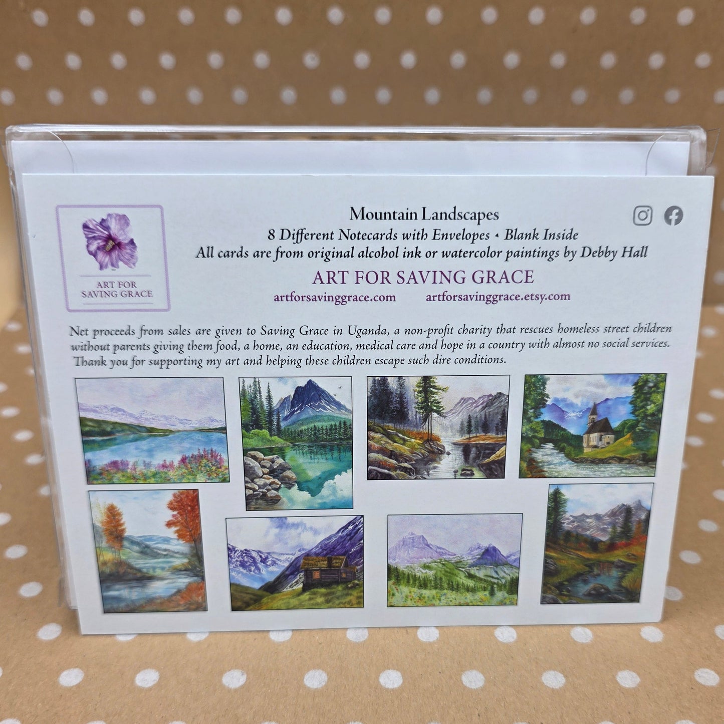 Watercolor Notecards by Debby Hall