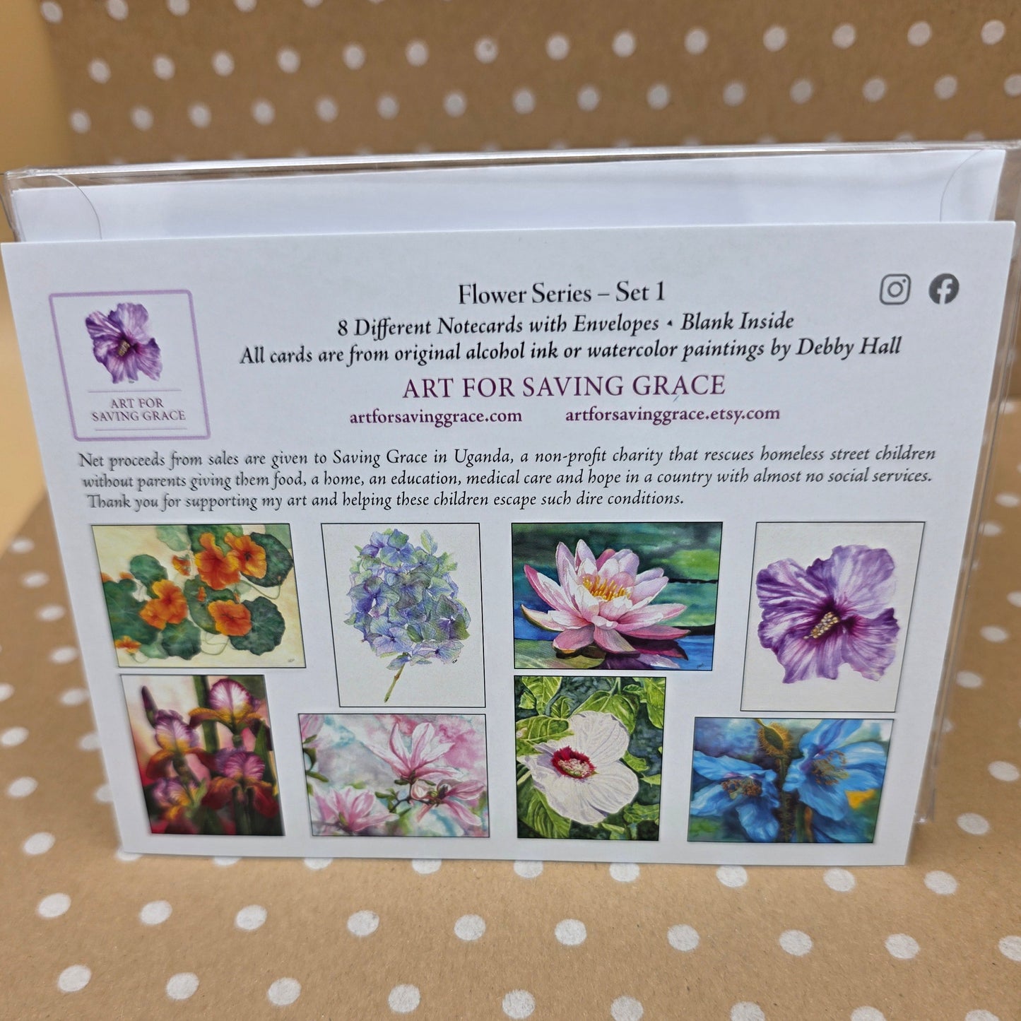 Watercolor Notecards by Debby Hall