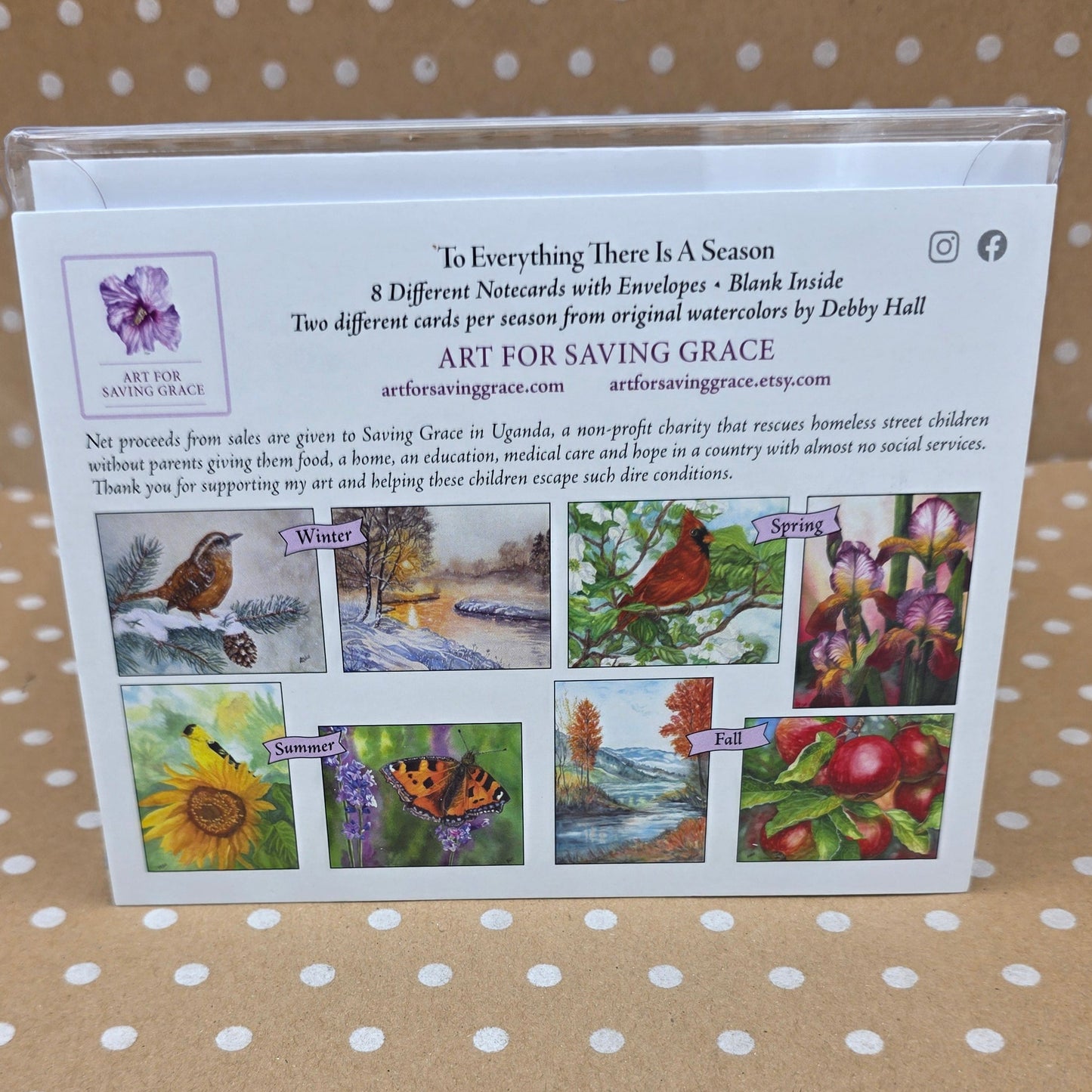 Watercolor Notecards by Debby Hall