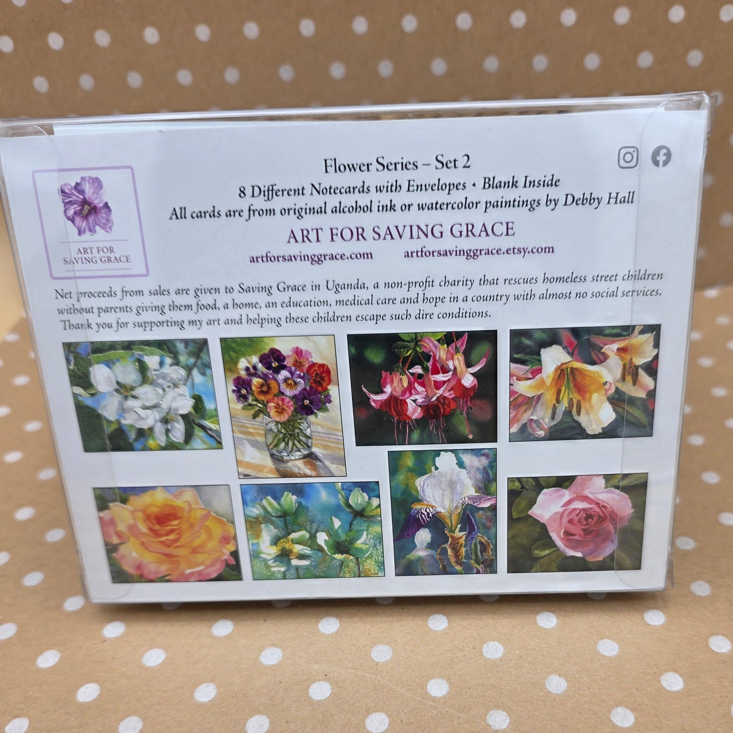 Debby Hall Watercolor Note Card Set