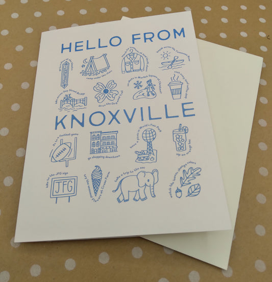 Knoxville Icons Greeting Card