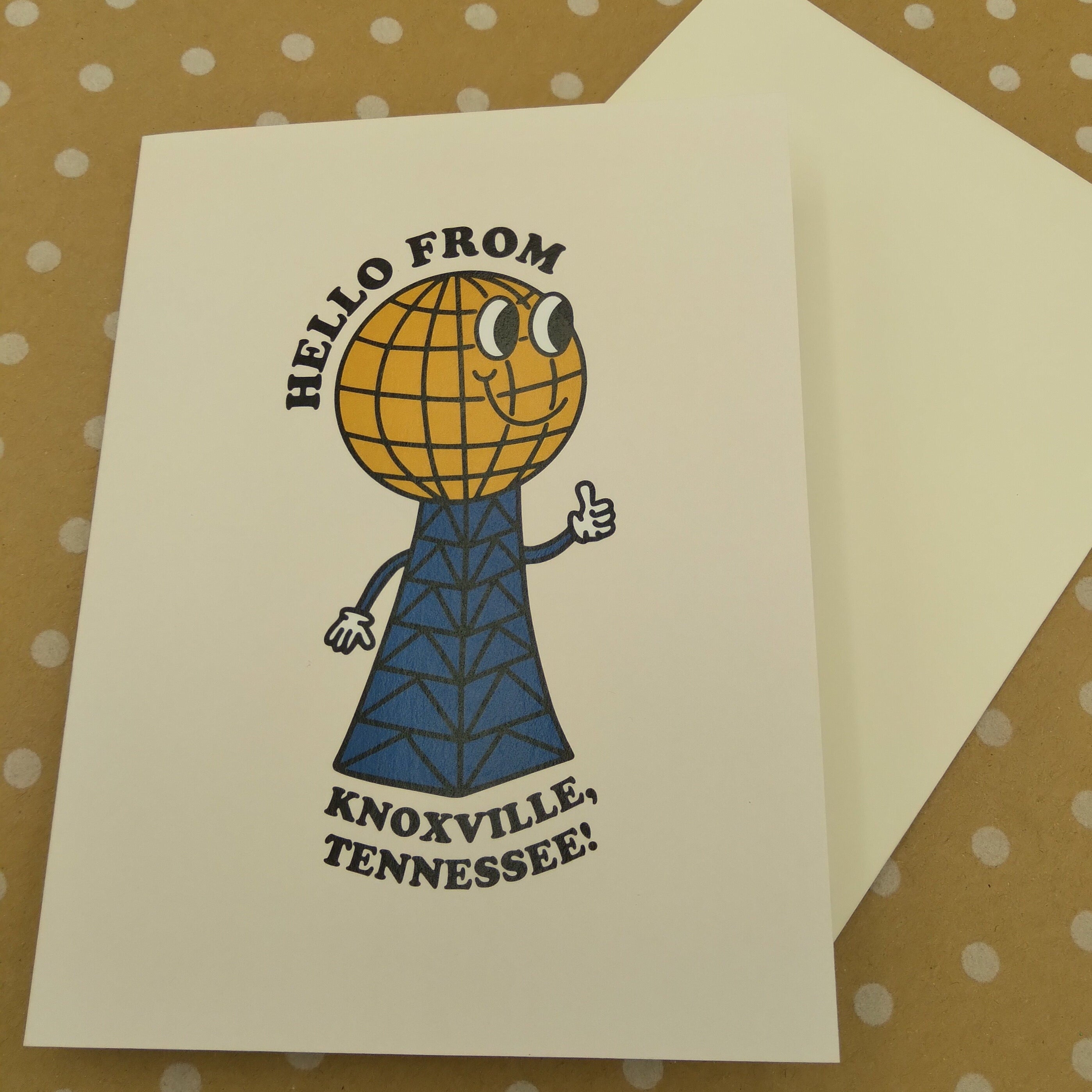 Sunsphere Sticker Retro Sunsphere Greeting Card – Visit Knoxville
