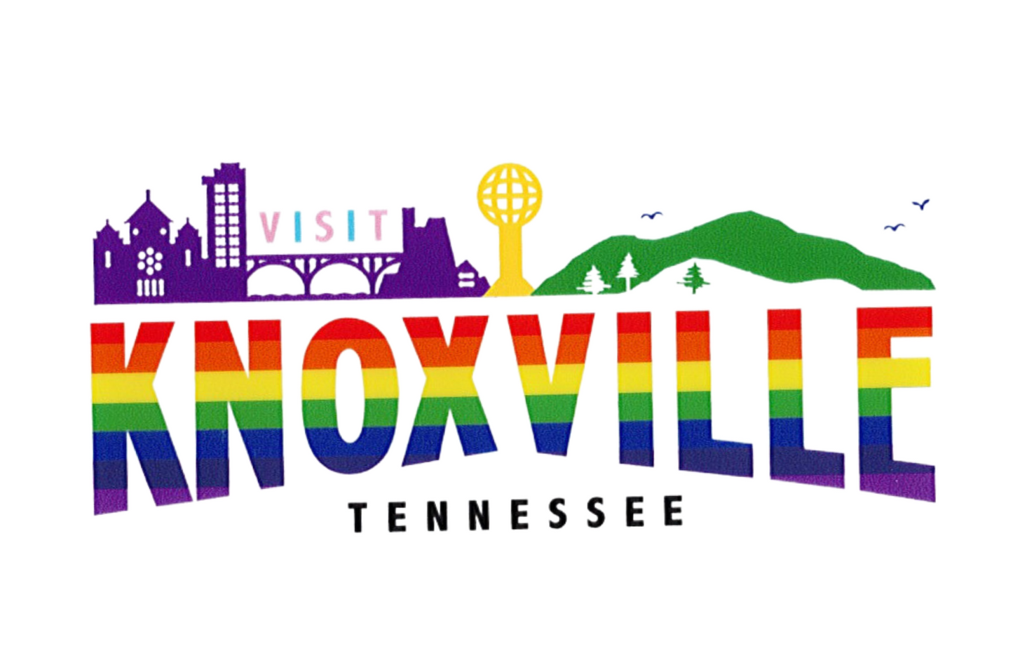 Visit Knoxville Pride Sticker