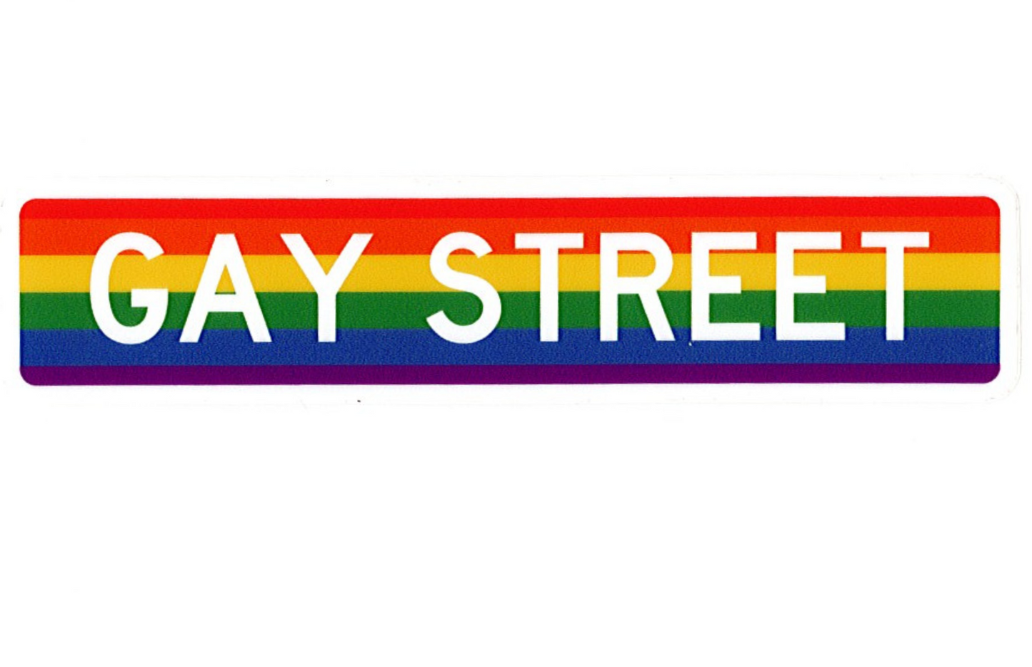 Pride Gay Street Sticker