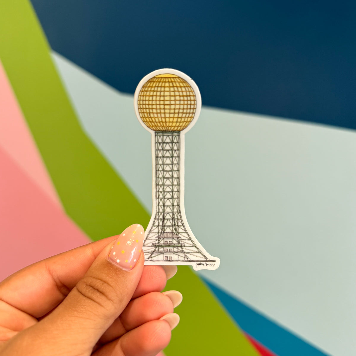 Jacks Avenue Sunsphere Sticker