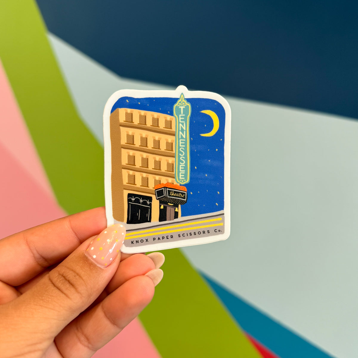 Tennessee Theatre Nightfall Sticker