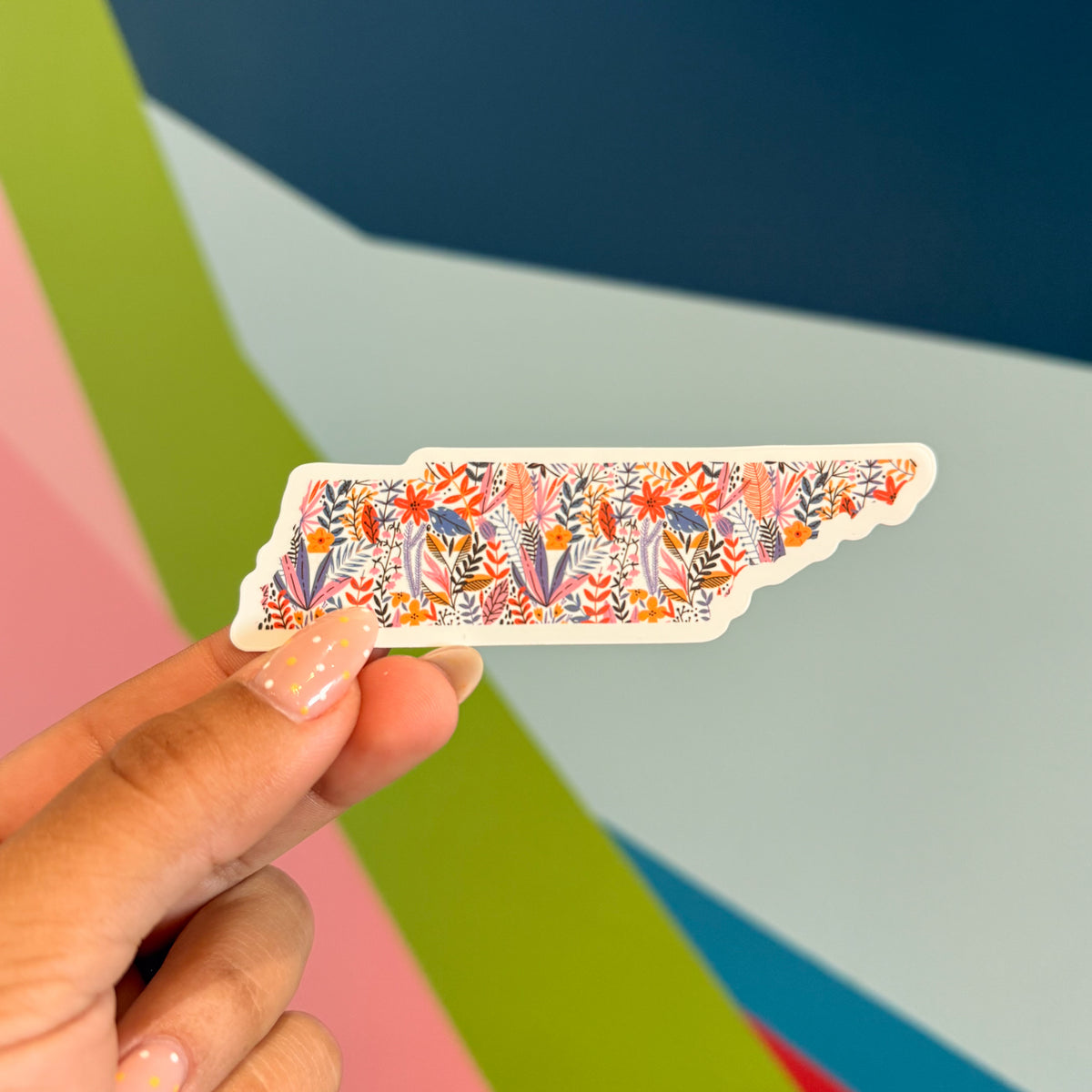 Floral Tennessee Sticker