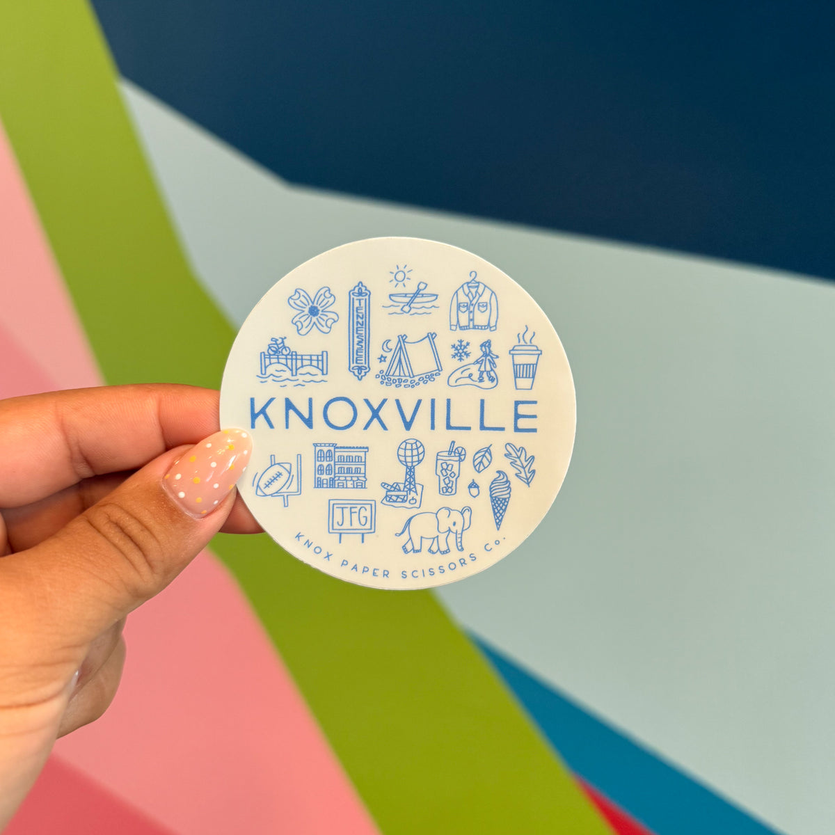 Knoxville Icons Sticker